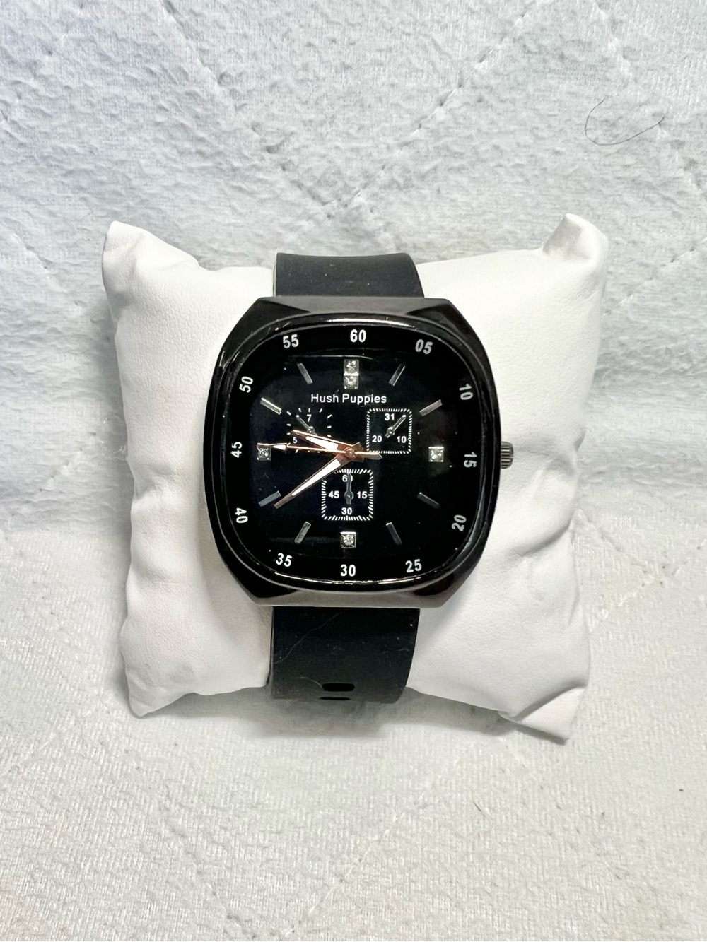 Hush Puppies Black Square Dial Watch